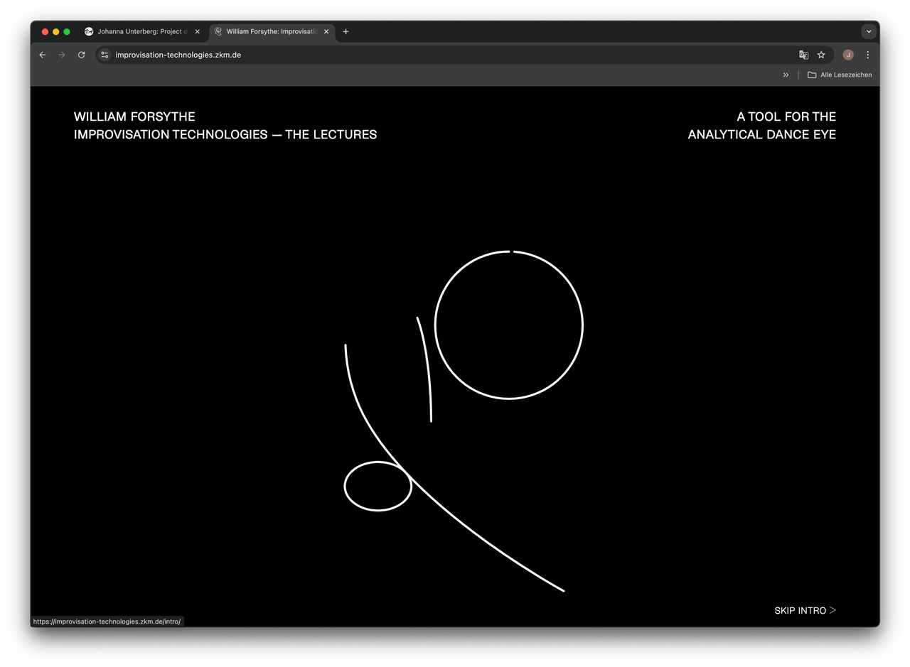 Johanna Unterberg, Webdesign