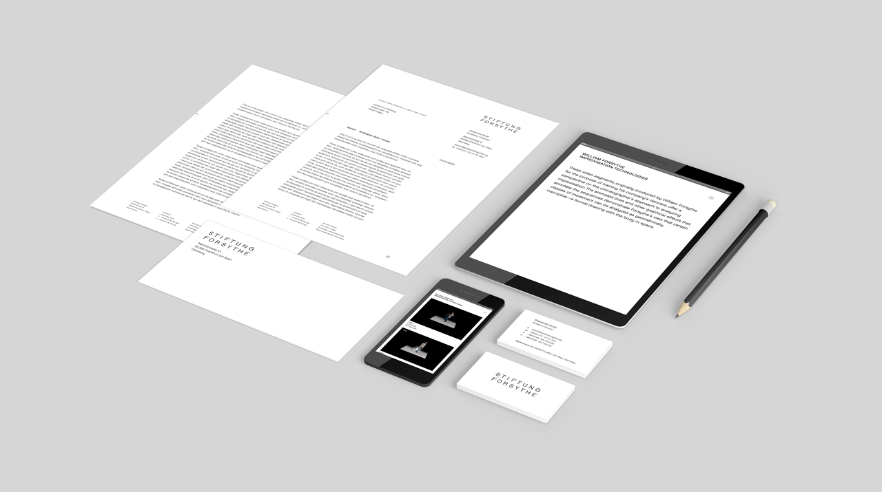 GJohanna Unterberg, eschäftsausstattung Stiftung Forsythe