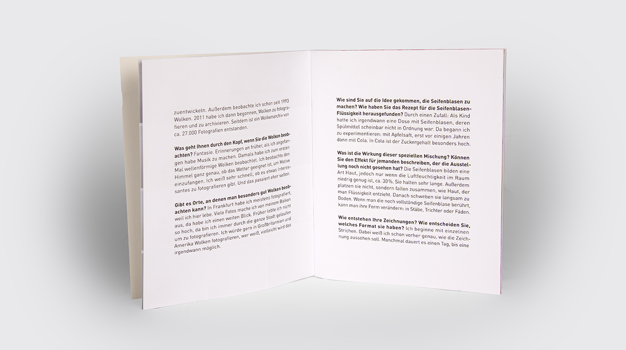 Johanna Unterberg, Ausstellungspublikation Design