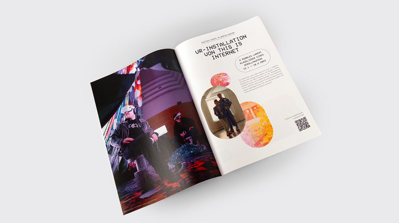 Gestaltung des Heftes digitale Spalte