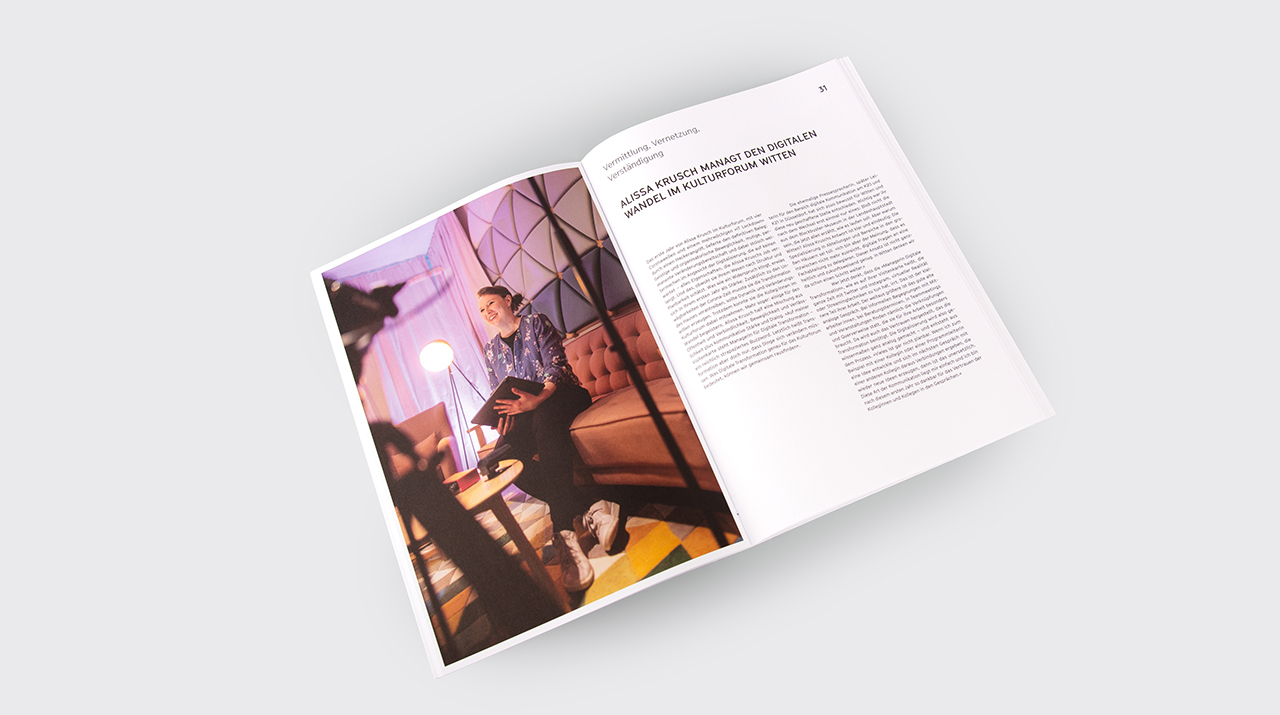 Johanna Unterberg, Gestaltung Innenseiten