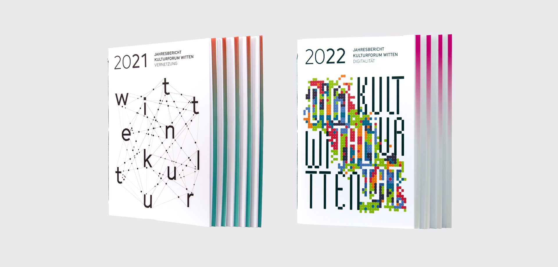 Johanna Unterberg, Gestaltung eines Geschäftsberichtes für das Kulturforum Witten