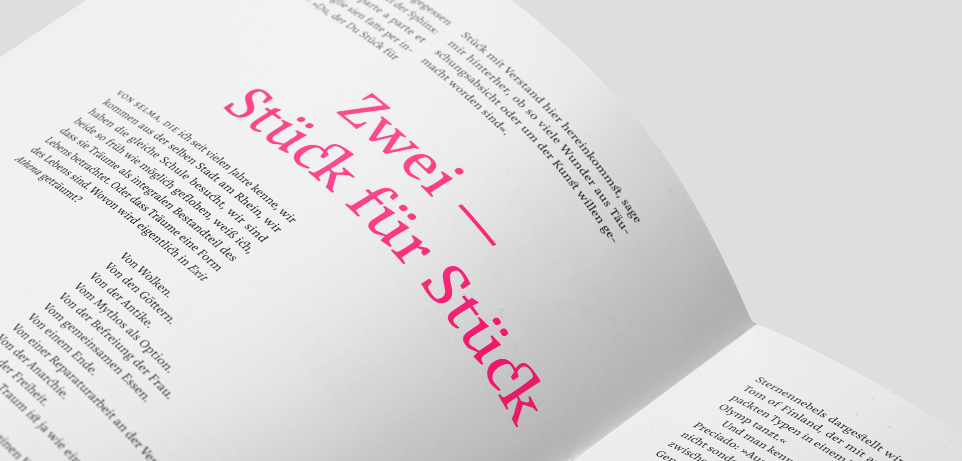 Johanna Unterberg, Detail der Ausstellungspublikation von Selma Köran